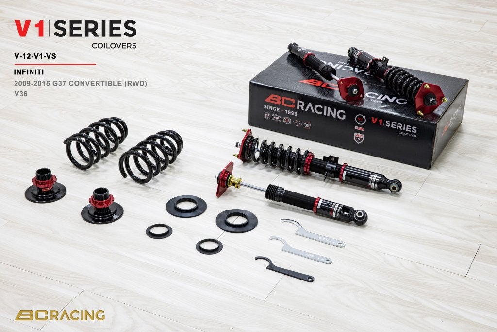 BC Racing schroefset verlaging - Infiniti G37 Cabrio 09-15, Ophalen of Verzenden