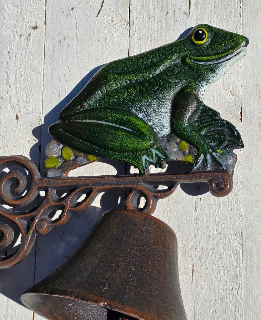 KIKKER / DEURBEL / GIETIJZER / BEL 14 CM IN DOORSNEE, Huis en tuin decoratie Marie, Nieuw, Info@huisentuindecoratiemarie.nl, Peize