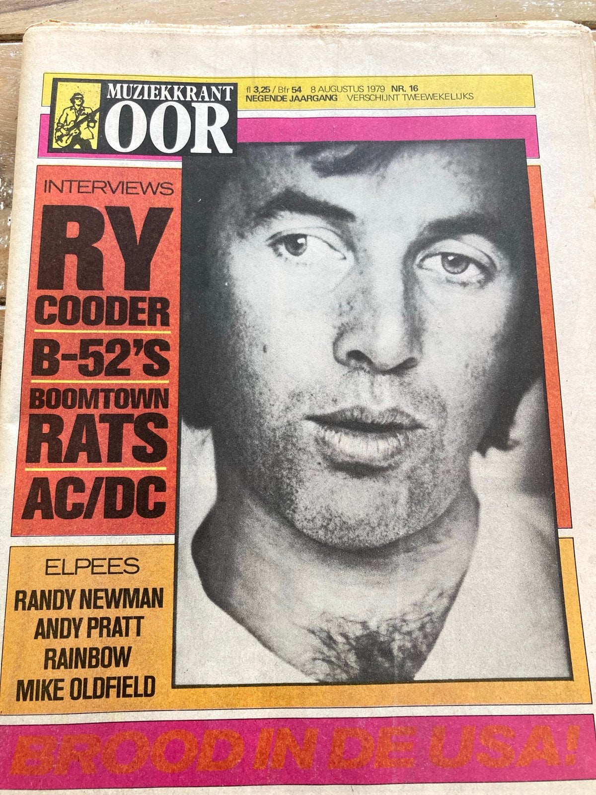 Muziekkrant OOR 1979 AC/DC Ry Cooder B-52’s RORY GALLAGHER, Boeken, Tijdschriften en Kranten, Ophalen of Verzenden, Muziek, Film of Tv