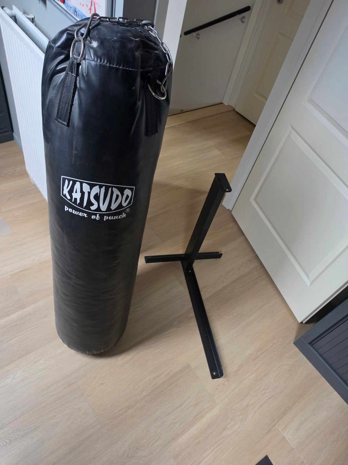 Katsudo Bokszak met Beugel - 134 cm, 49,2 kg, Ophalen, Gebruikt, Bokszak