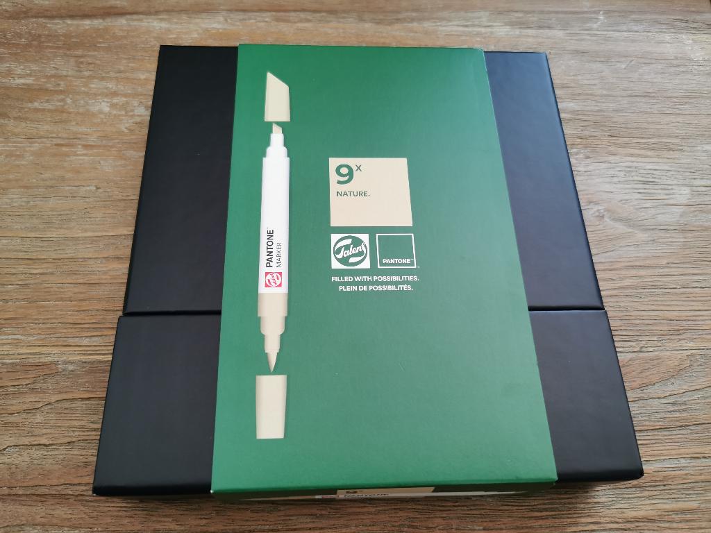 Set van 9 pantone markers, Hobby en Vrije tijd, Tekenen, Ophalen of Verzenden, Nieuw, Potlood of Stift