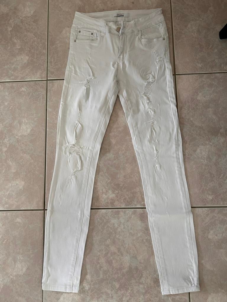 Goodies broek mr 36 wit, Wit, Ophalen of Verzenden, Zo goed als nieuw, Maat 36 (S)