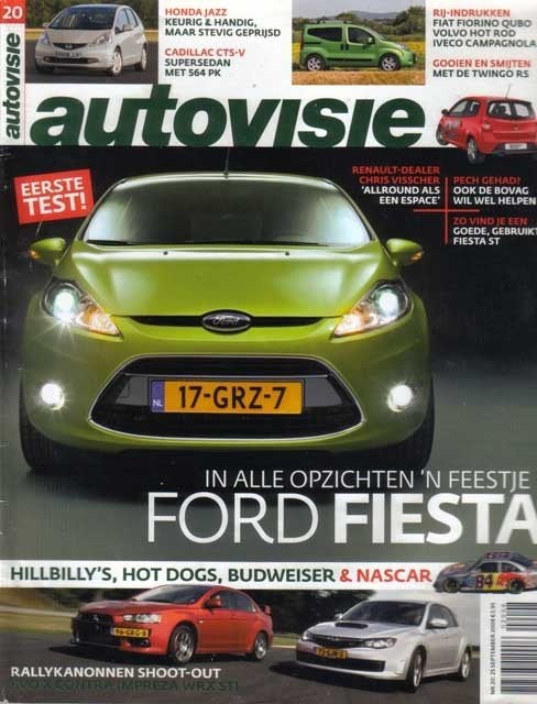 Autovisie 20 2008 : Renault Twingo Sport - Ford Fiesta Kuga, Ophalen of Verzenden, Gelezen, Algemeen