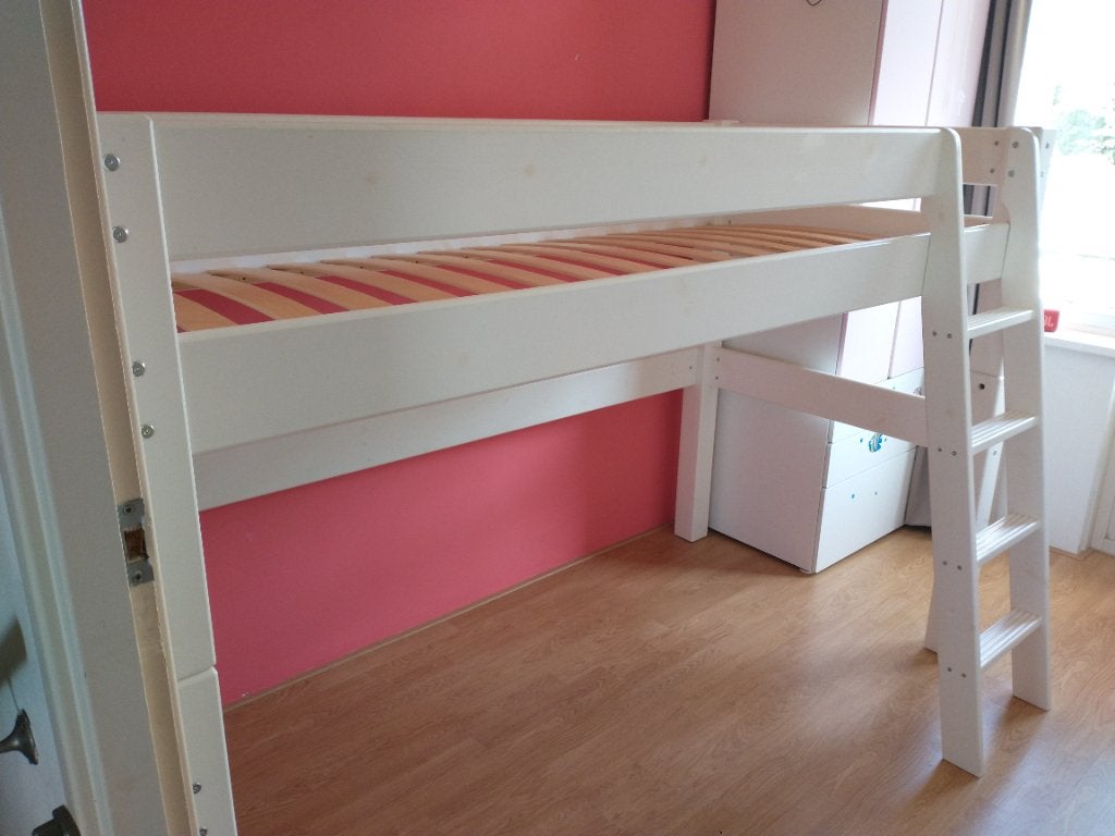 Halfhoogslaper, Ophalen, Eenpersoons, 210 cm, Minder dan 160 cm