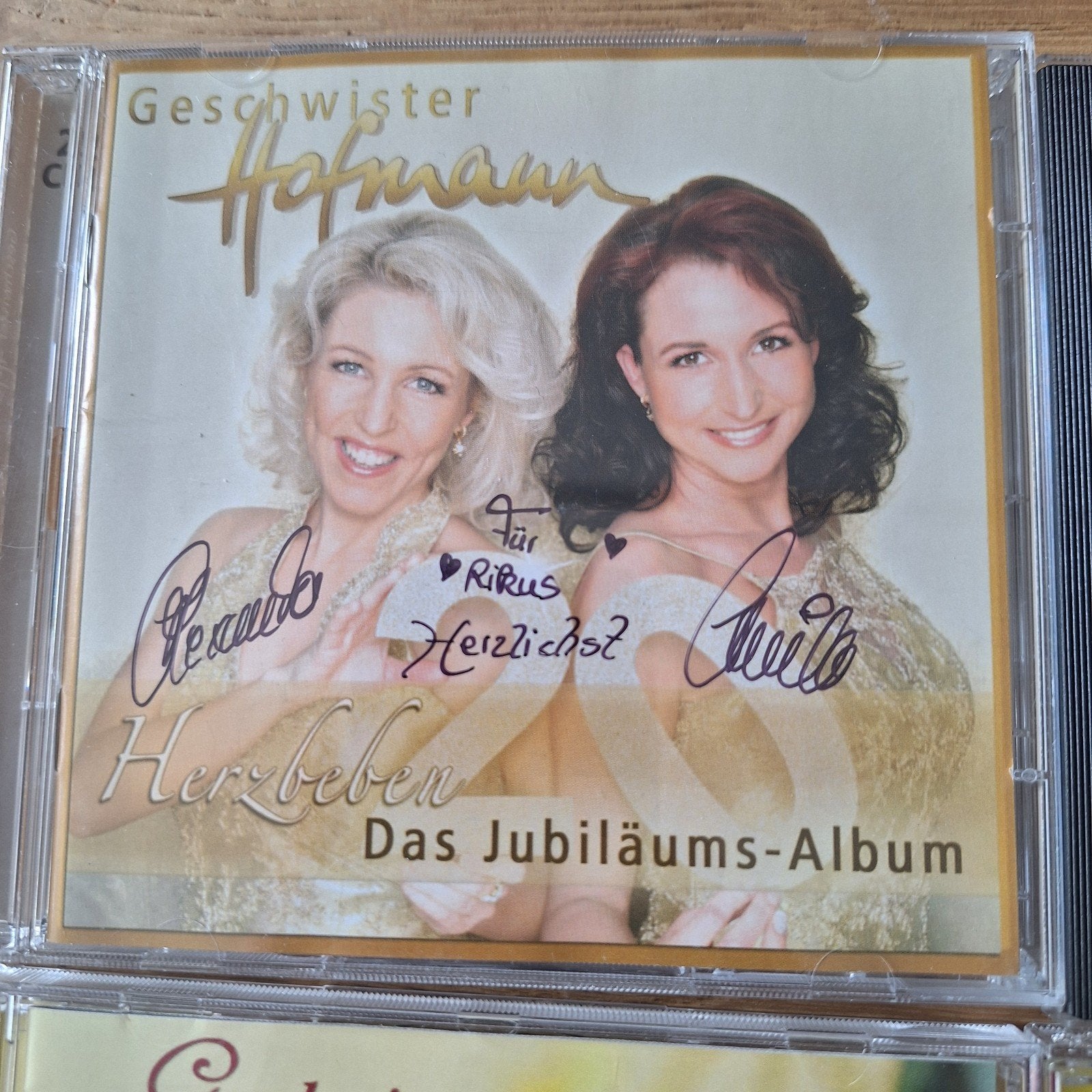 Geschwister Hofmann CD's - 9 stuks gesigneerde albums, Gebruikt, Schlager, Ophalen of Verzenden, Inclusief doosje