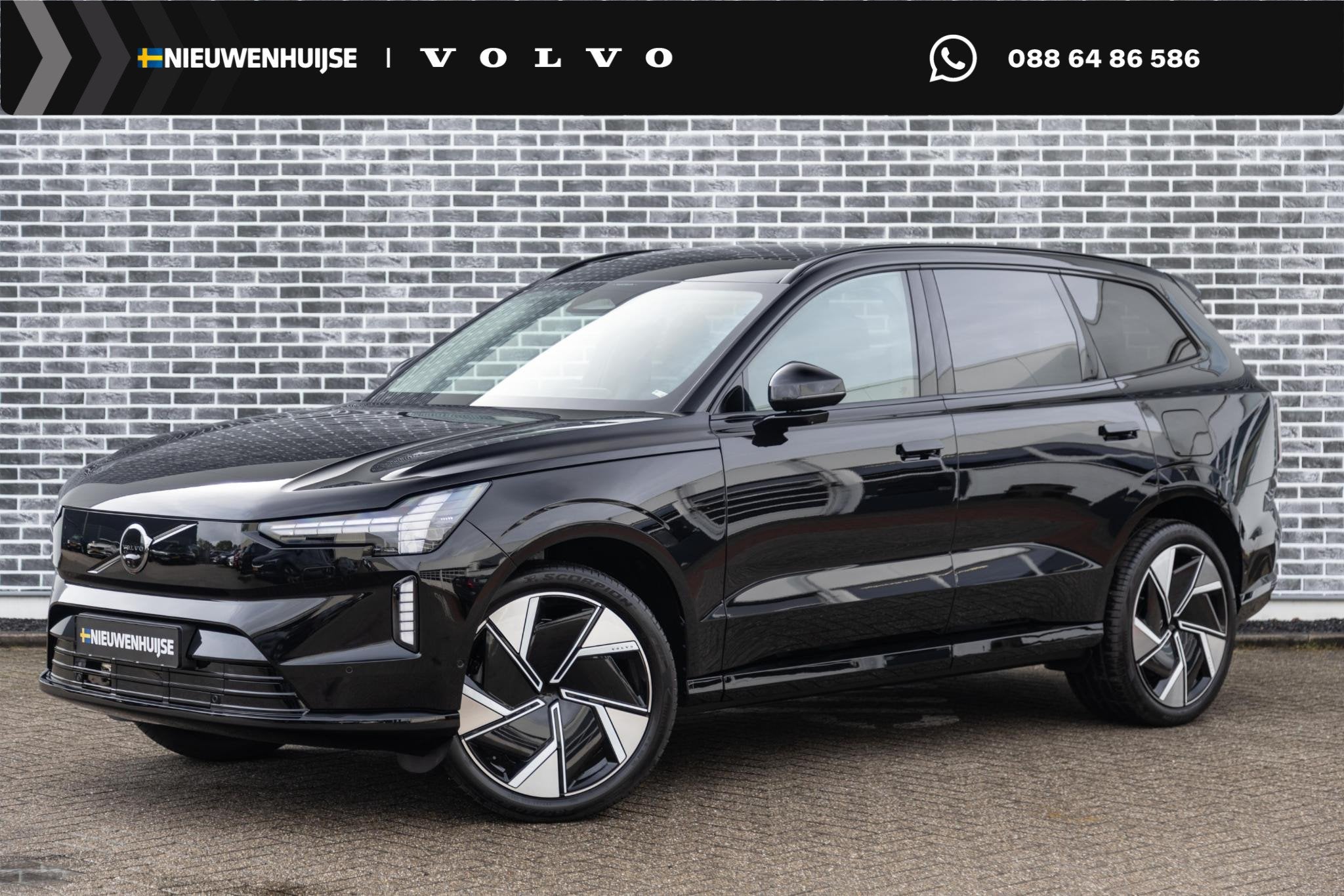 Volvo EX90 Single Motor Plus 92 kWh | Adaptieve Cruise Contr, Auto's, Automaat, 12 maanden, Achterwielaandrijving, 7 stoelen
