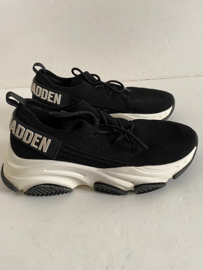 K69 Steve Madden maat 40 sneakers gympen schoenen zwart/wit, Zwart, Steve Madden, Ophalen of Verzenden, Sneakers of Gympen