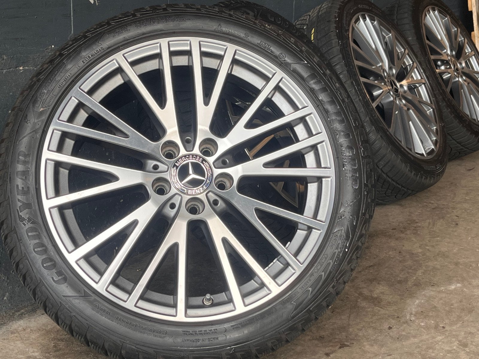 18" Originele Mercedes A B Klasse Winterset Goodyear TPMS