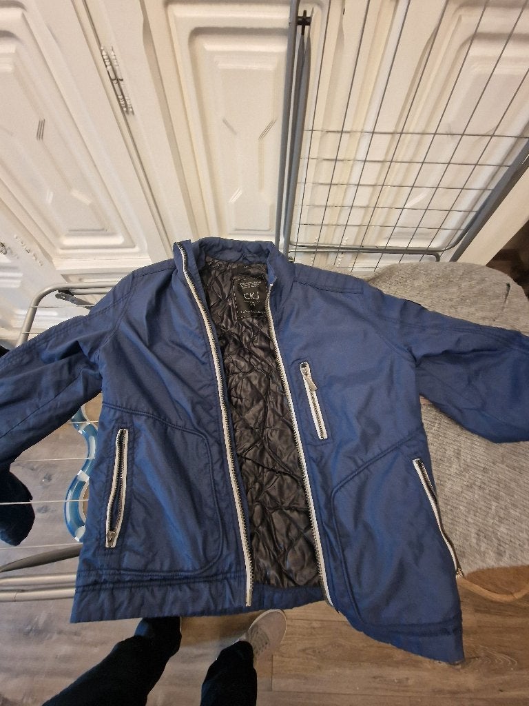Calvin klein jas, Calvin Klein, Blauw, Ophalen of Verzenden, Zo goed als nieuw