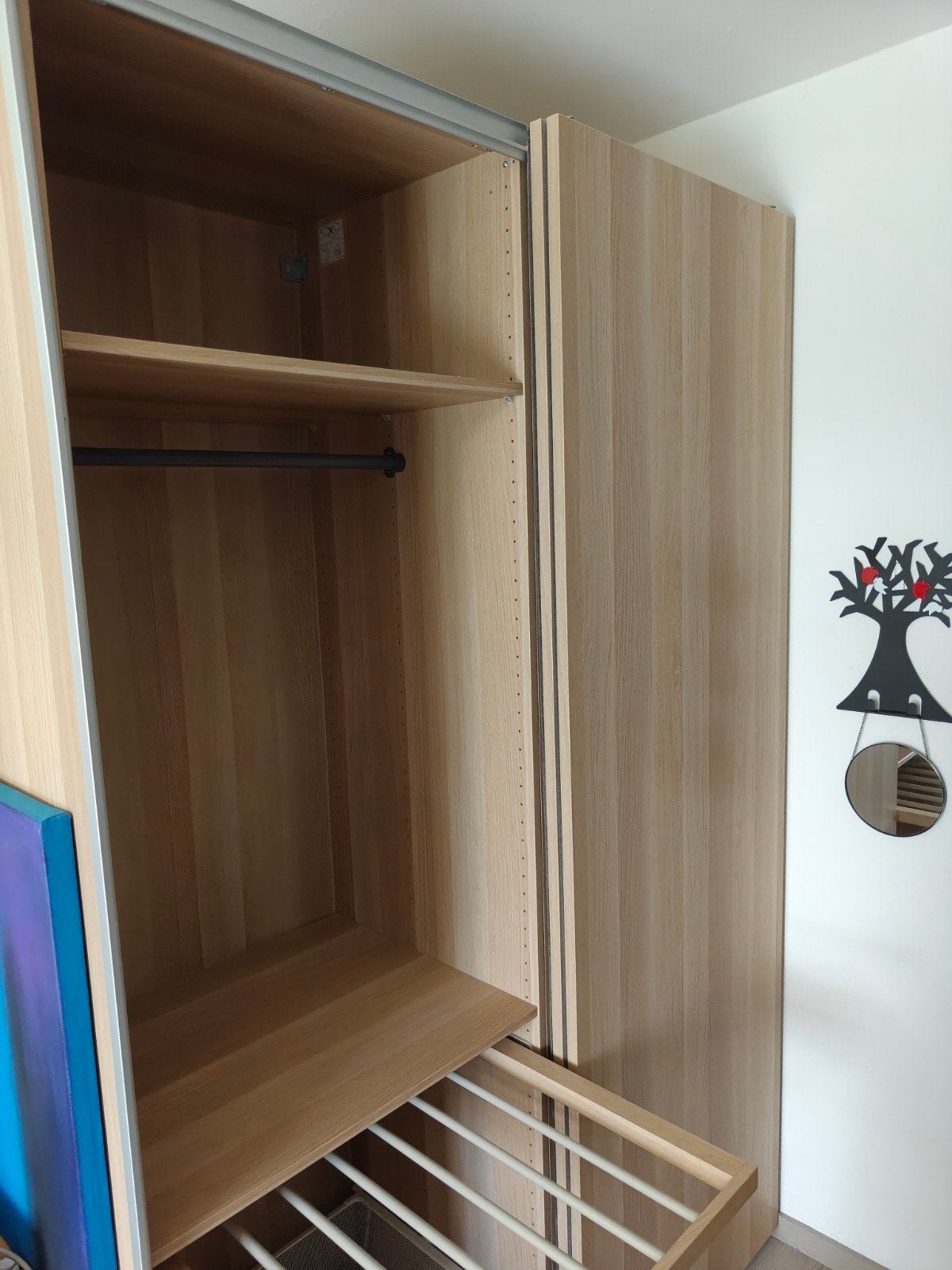 IKEA PAX Kledingkast met schuifdeuren, Huis en Inrichting, Kasten | Kledingkasten, Gebruikt, 50 tot 75 cm, Ophalen, Overige houtsoorten
