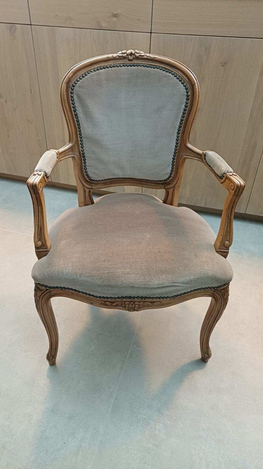 Antieke Louis XV Stijl Fauteuil - Elegante Armstoel, Ophalen