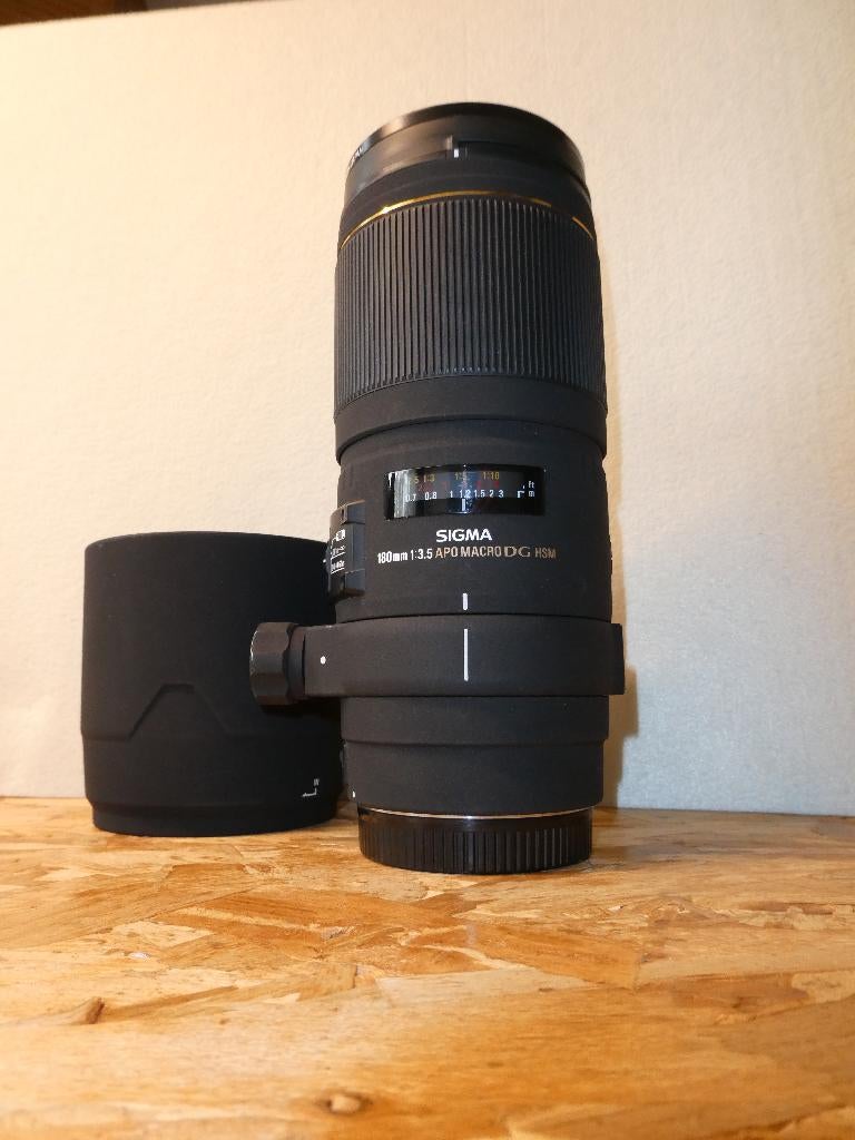 Sigma 180mm f/3.5 EX DG APO  Macro  HSM Canon EF, Audio, Tv en Foto, Fotografie | Lenzen en Objectieven, Ophalen of Verzenden