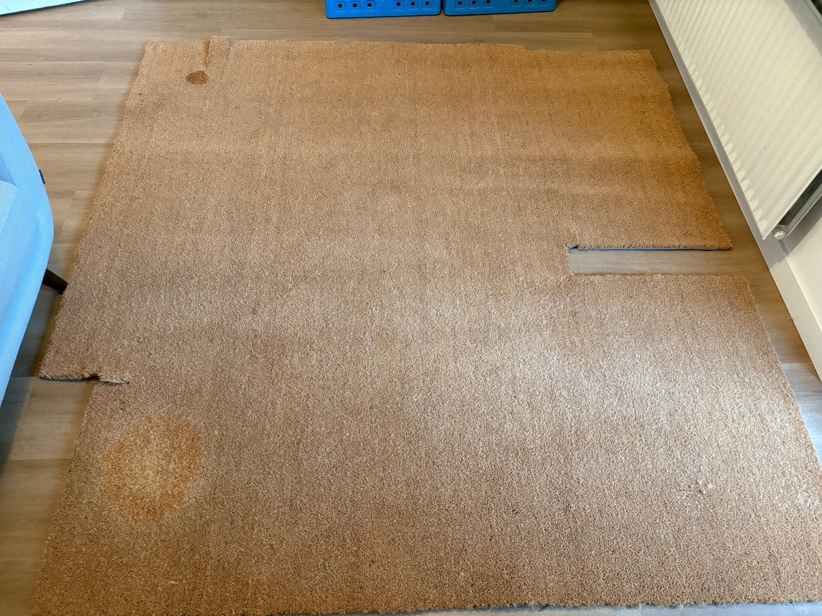 Grote kokosmat op maat gesneden, Tuin en Terras, Ophalen, Binnen, Gebruikt, Schoonloopmat