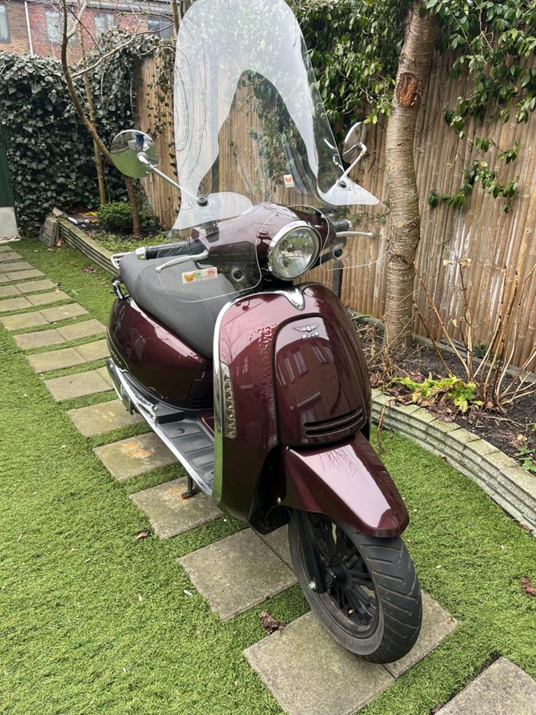 Bordeaux - DJJD Avantgarde Scooter  - 2020, Ophalen, Gebruikt, Maximaal 45 km/u, Benzine