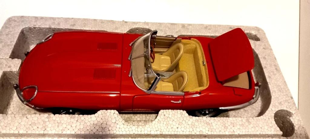 1/18 Jaguar E-Type Roadster 1-Series 3.8 1961 AUtoart, Hobby en Vrije tijd, Modelauto's | 1:18, Nieuw, Auto, Autoart, Ophalen of Verzenden