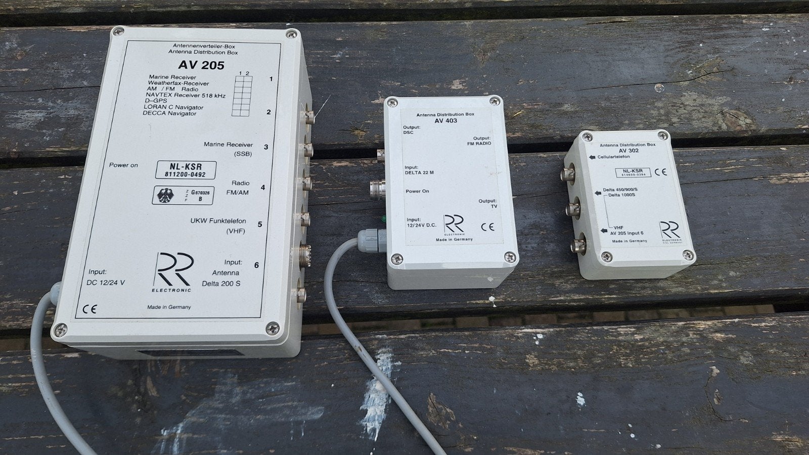 RR Electronic antenne- verdelers/ -versterkers voor boot., Ophalen of Verzenden, Gebruikt, Communicatie