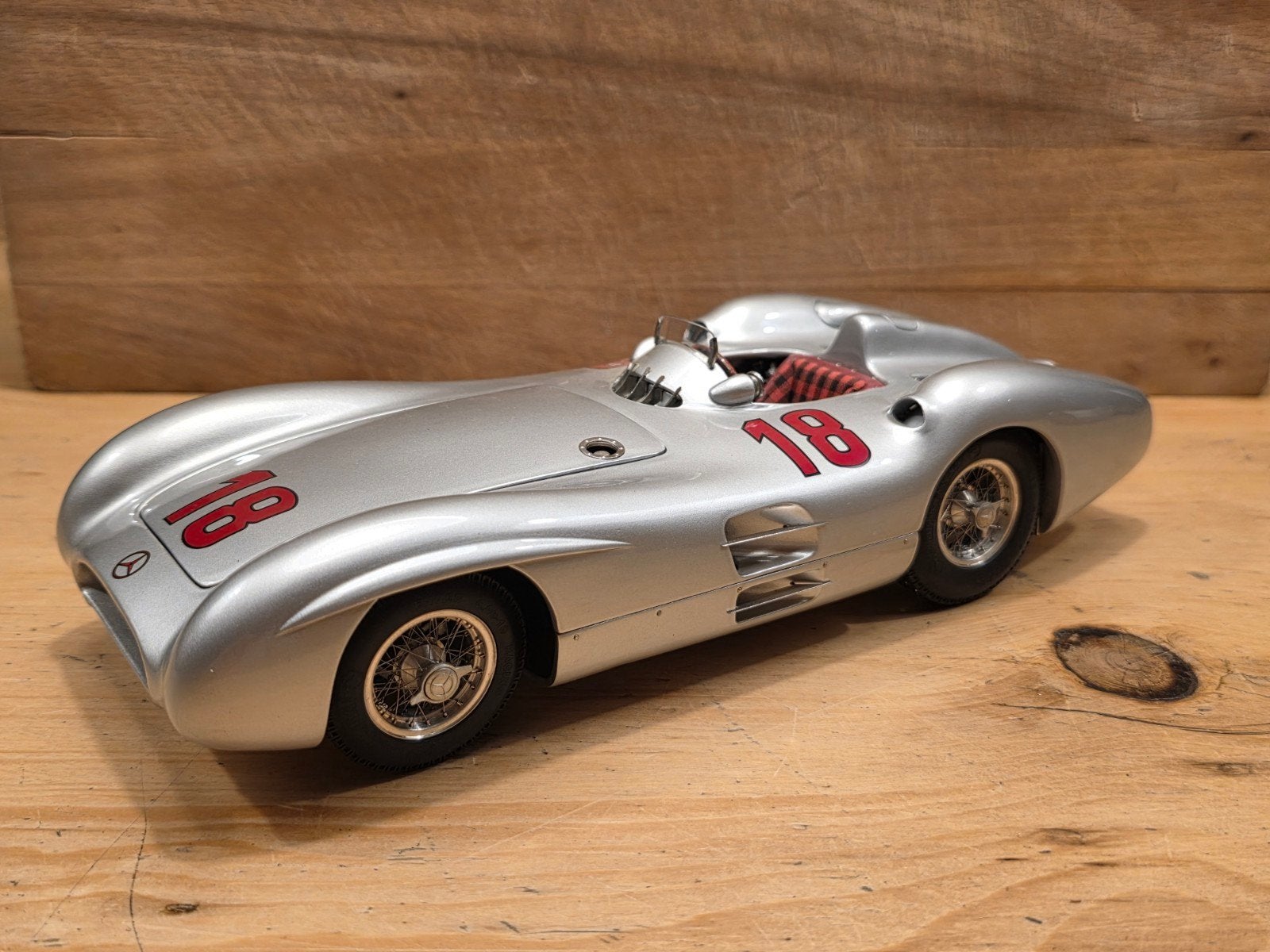 CMC 1:18 - Mercedes-Benz W196R Stromlinie 1954, Ophalen of Verzenden, Zo goed als nieuw, Auto