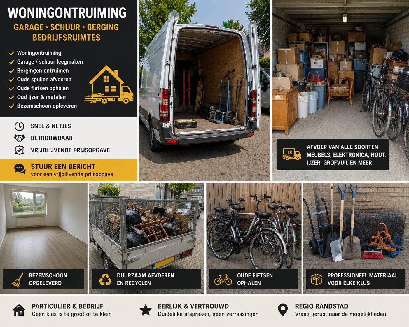 Woningontruiming | Huis Leeghalen |Garage | Schuur | Berging