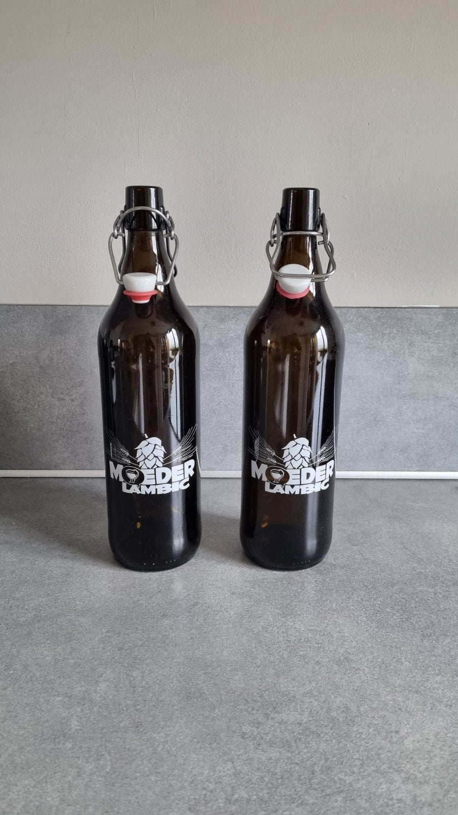 Lege beugelflessen - Moeder Lambic (2 stuks), Ophalen of Verzenden, Zo goed als nieuw, Flesje(s), Overige merken