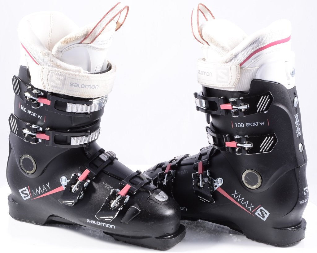 40,5 41 EU dames skischoenen SALOMON X MAX 100 SPORT W, 160 tot 180 cm, Gebruikt, Verzenden, Schoenen
