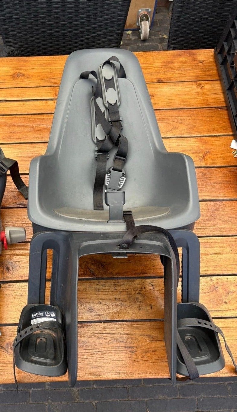 Bobike fietsstoeltje - Perfecte staat, Achterzitje, Voetsteuntjes, 9 t/m 18 kg, Ophalen of Verzenden