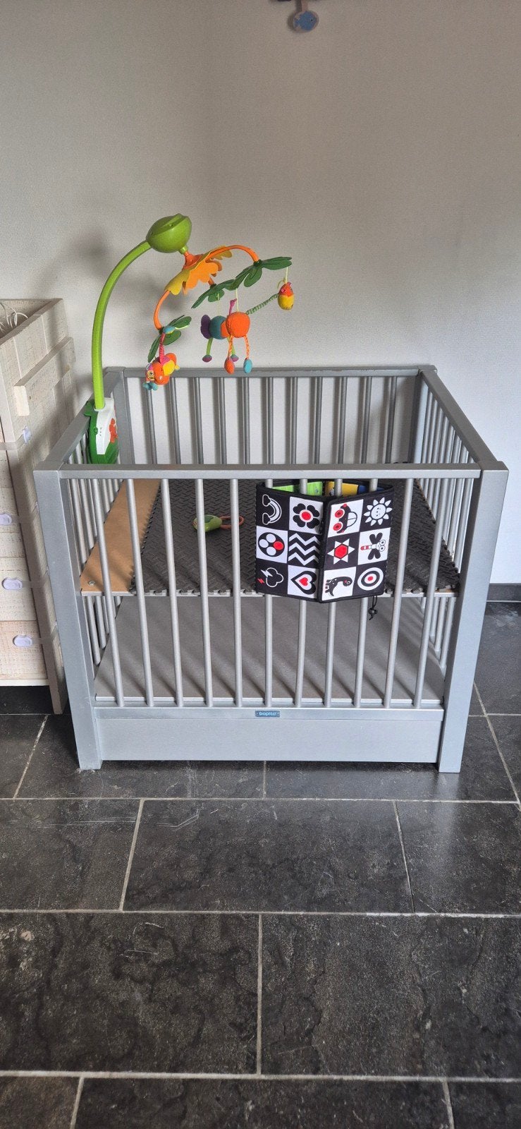 Bopita Box met boxkleed, mobiel en activiteitenboekje, Ophalen, Gebruikt, Boxkleed