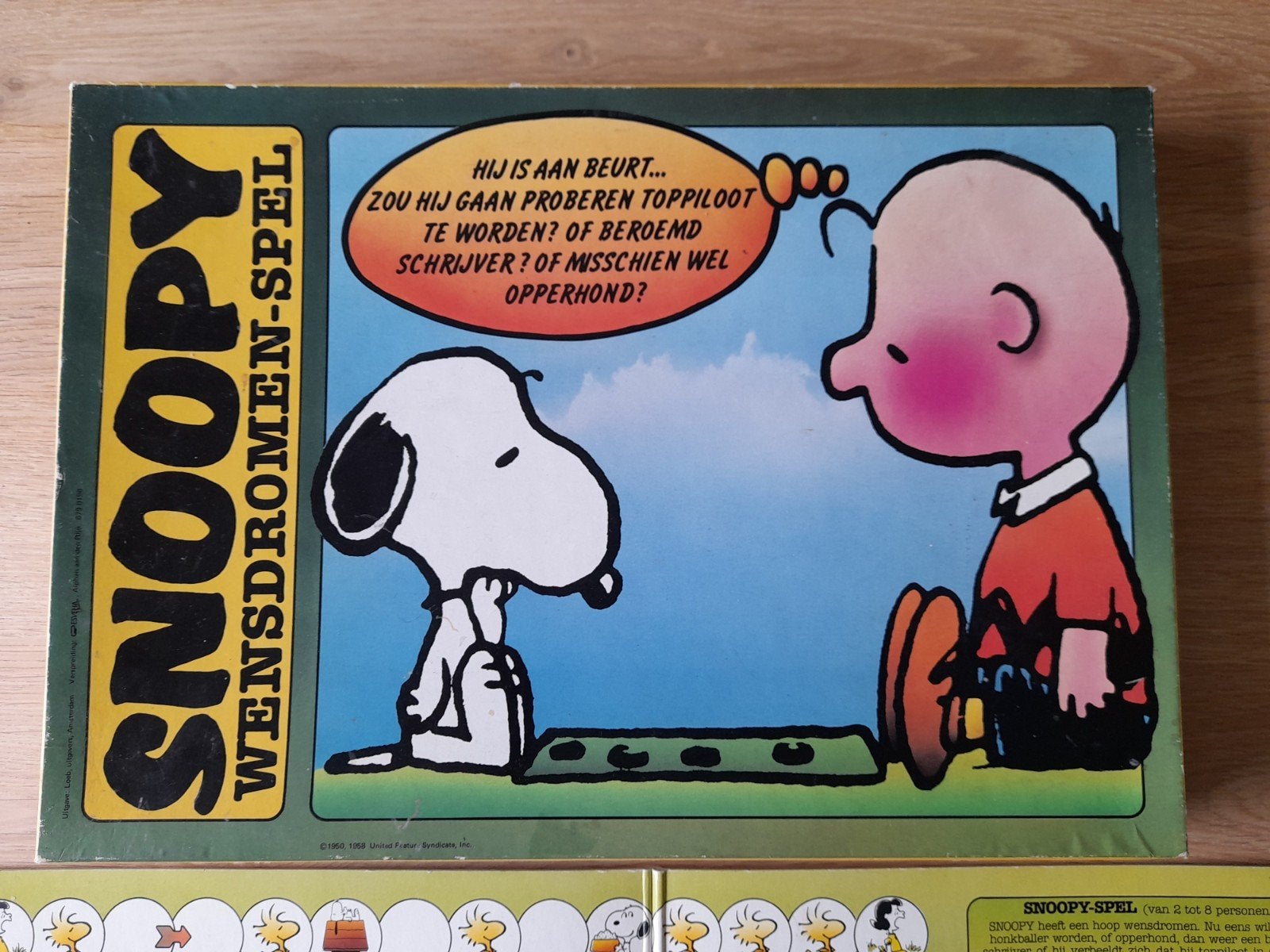 Snoopy wensdromen spel, Vijf spelers of meer, Ophalen of Verzenden, Gebruikt, Loeb