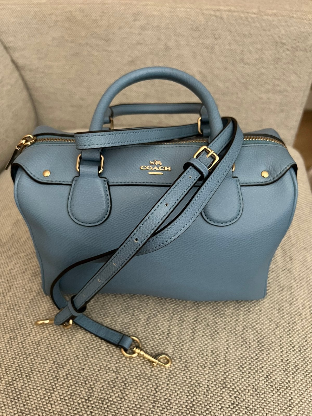 Nieuwe Coach Crossover Handtas, Sieraden, Tassen en Uiterlijk, Tassen | Schoudertassen, Blauw, Nieuw, Leer, Ophalen