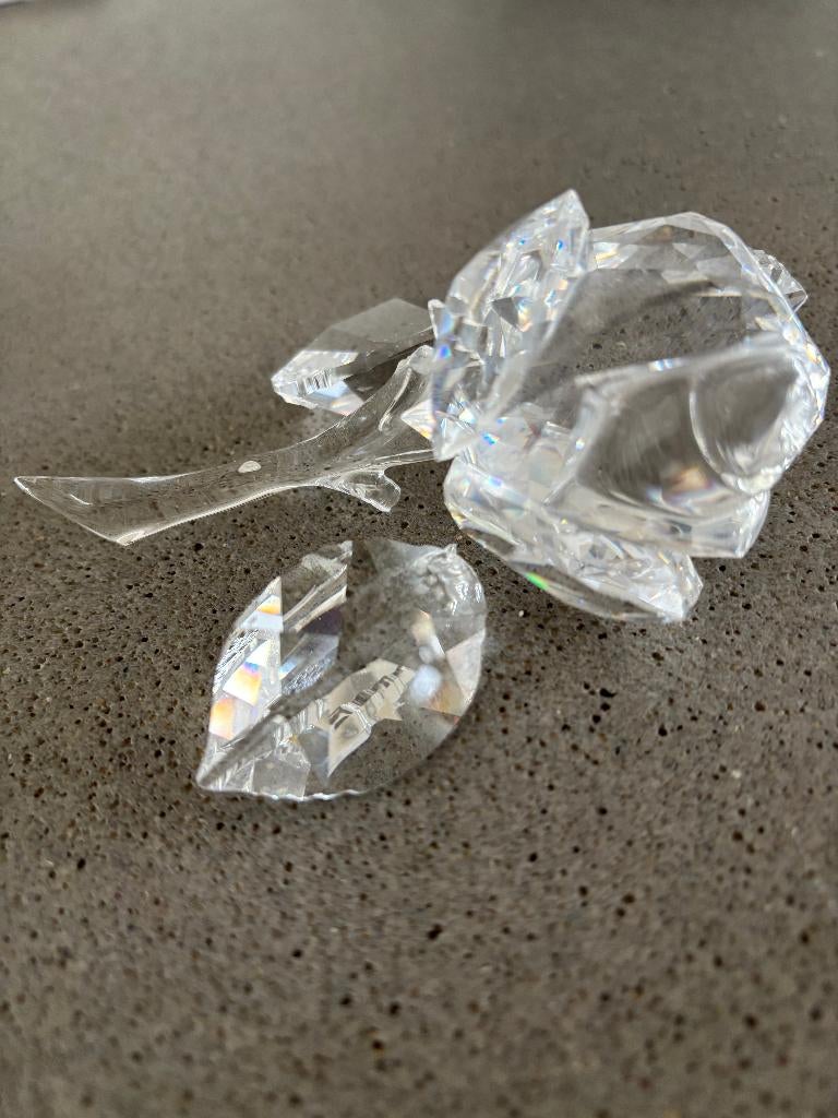 Swarovski roos en vogeltjes, Verzamelen, Swarovski, Gebruikt, Figuurtje, Ophalen