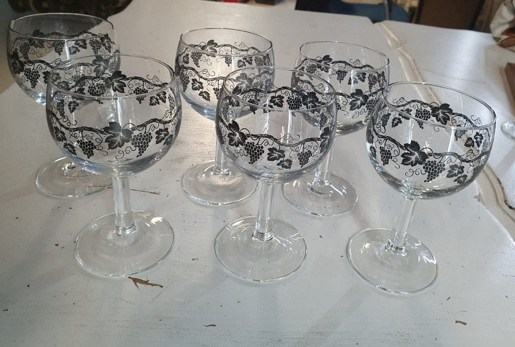 1578 vintage glazen moeselglazen moezelglazen moeselglas, Verzamelen, Verzenden, Gebruikt, Overige typen