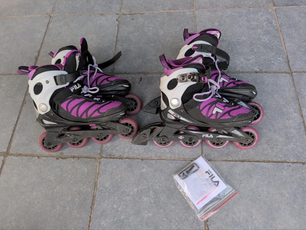Fila Skeelers - Verstelbaar Maat 32-36, Overige merken, Kinderen, Ophalen of Verzenden, Inline skates 4 wielen