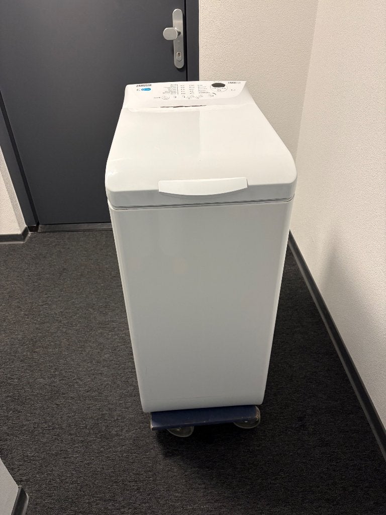 Wasmachine Zanussi, Ophalen, Gebruikt, Bovenlader, 85 tot 90 cm