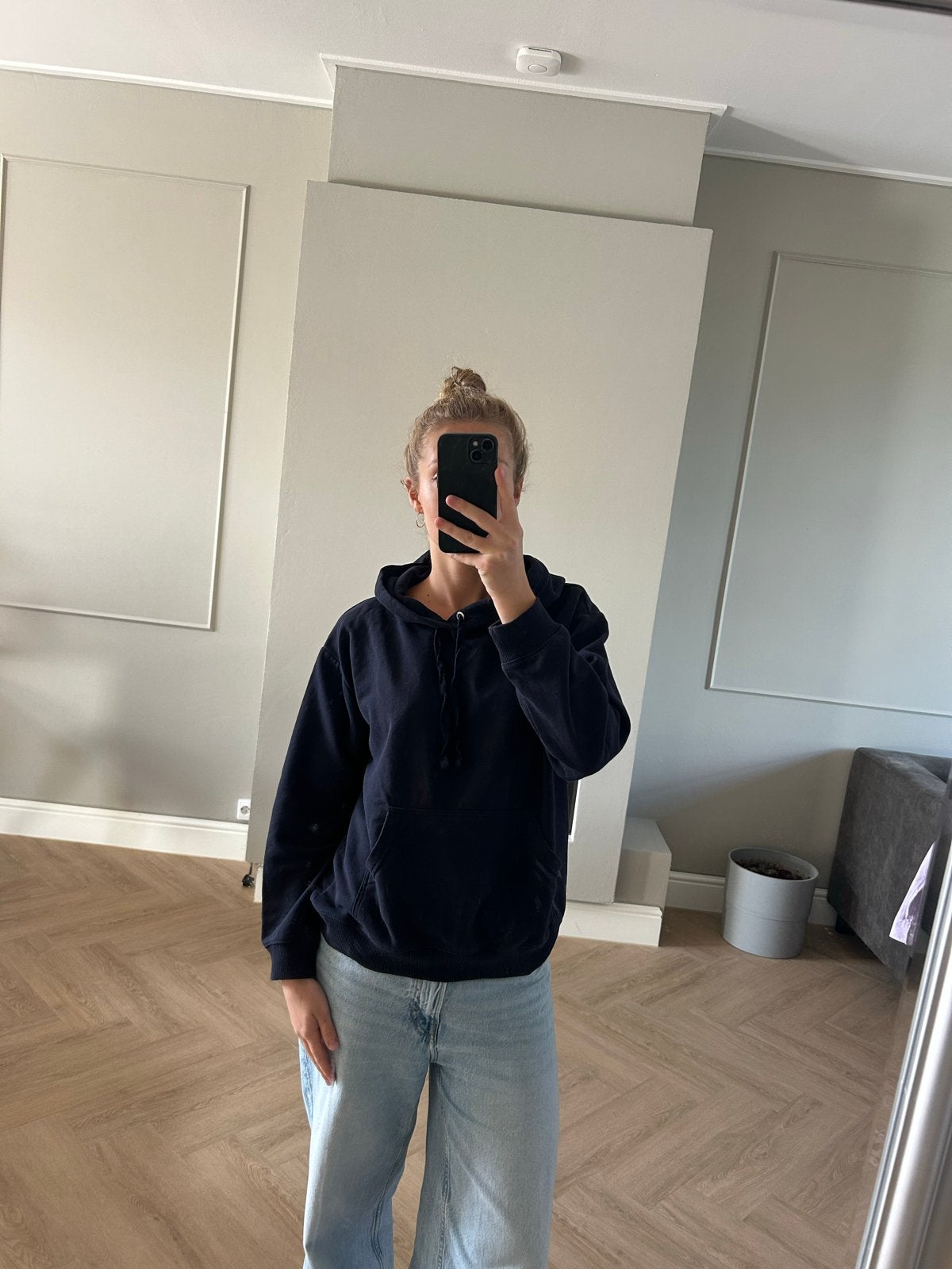 Donkerblauwe H&M Basics Hoodie Maat S, Kleding | Dames, Blauw, Ophalen of Verzenden, Lange mouw, Maat 36 (S)
