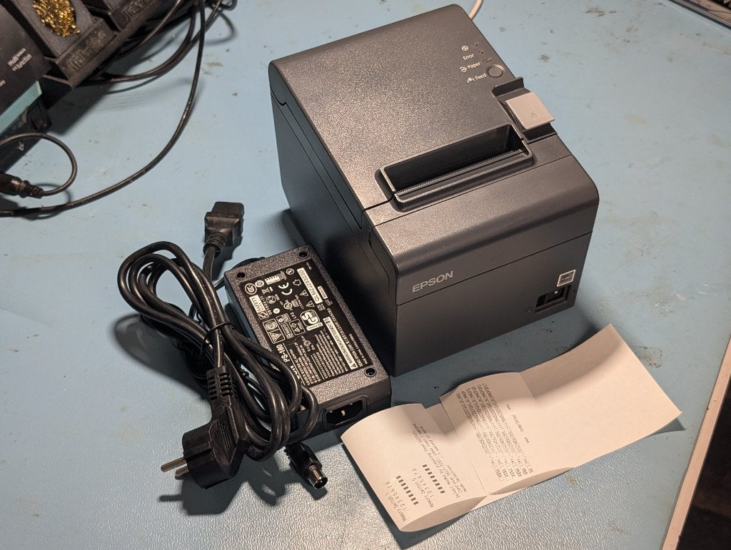 Epson TM-T20II M267D POS Kassabonprinter USB RS232 + Voeding, Computers en Software, Zwart-en-wit printen, Printer, Epson, Ophalen of Verzenden