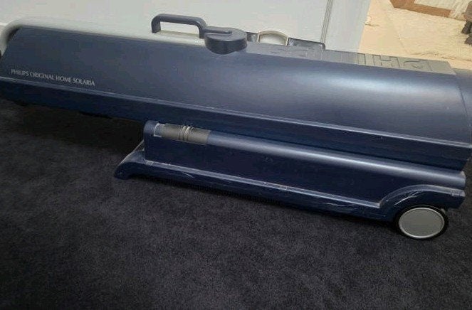 Philips zonnebank/solarium inklapbaar, Ophalen, Gebruikt, Zonnebank enkelzijdig, Minder dan 10 lampen