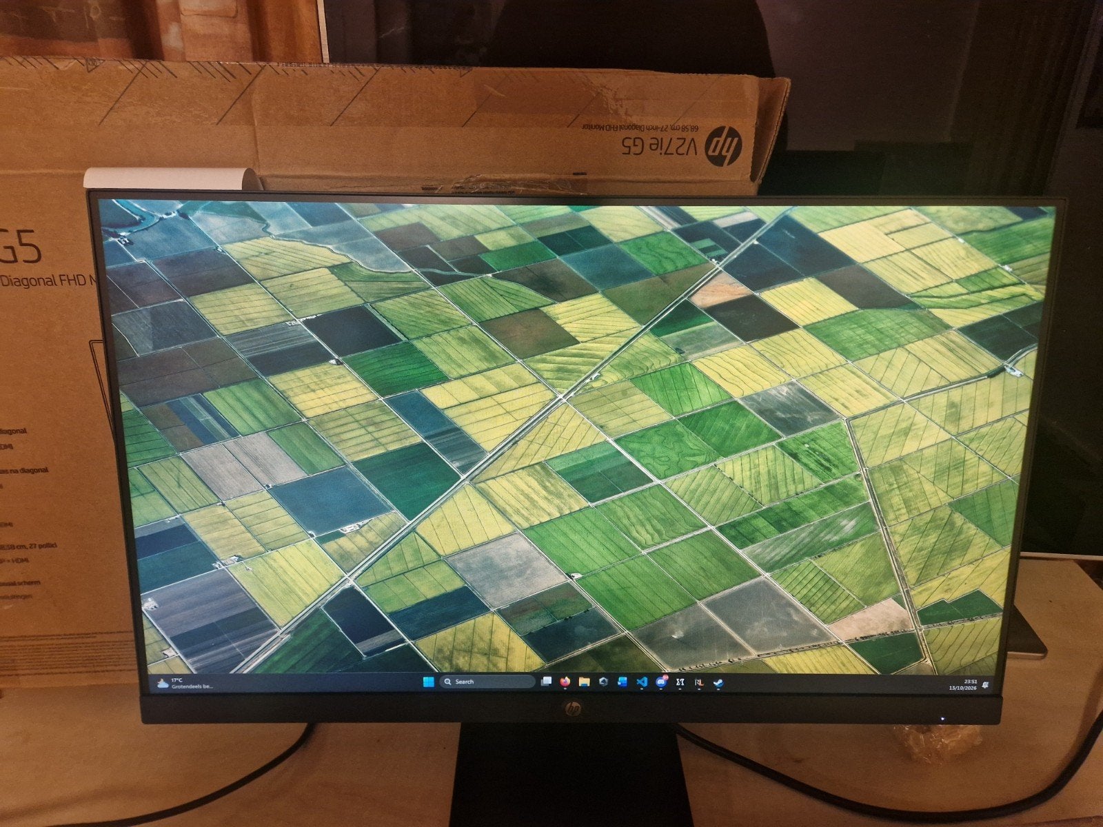 HP V27ie G5 Monitor - 27 inch Full HD IPS Scherm, Computers en Software, Kantelbaar, HDMI, Full HD, Ophalen of Verzenden