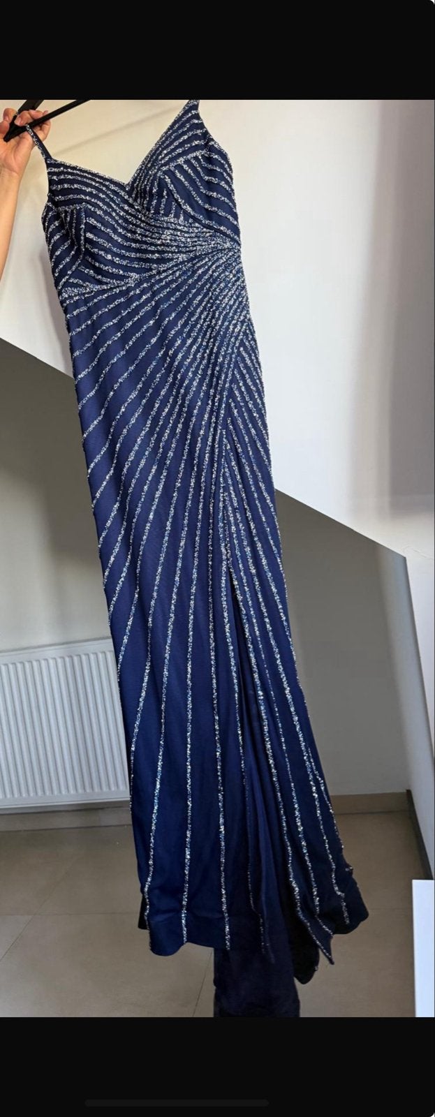 galajurk, Kleding | Dames, Ophalen of Verzenden, Gedragen, Blauw, Galajurk