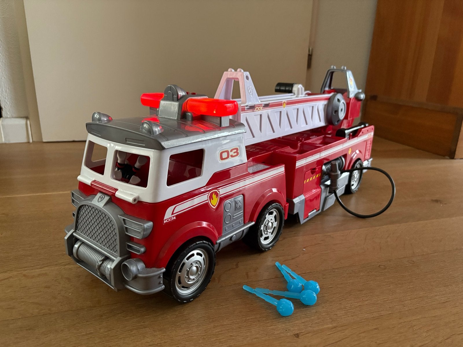 Paw Patrol Brandweerwagen Marshall, Kinderen en Baby's, Speelgoed | Speelgoedvoertuigen, Ophalen, Gebruikt