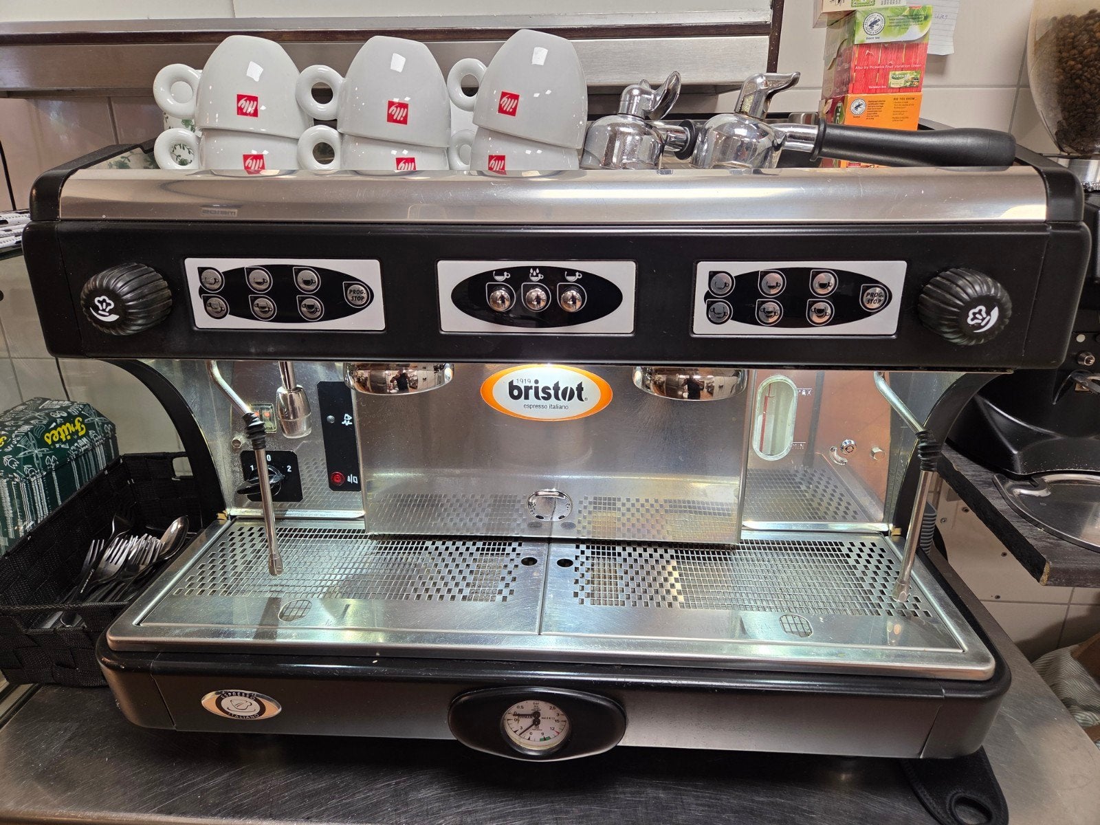 Bristot astoria 2, 10 kopjes of meer, Ophalen, Koffiemachine