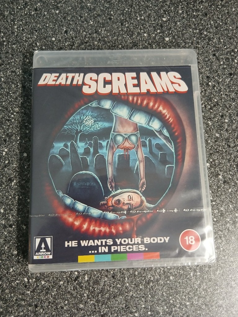 BLU-RAY DEATH SCREAMS (SEALED) (UK-RELEASE) (ARROW), Ophalen of Verzenden, Nieuw in verpakking, Horror