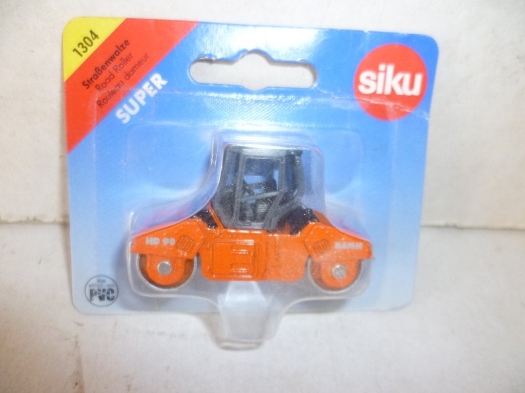 Siku 1304 Strasewalz Wegenwals in blister modelauto, Ophalen of Verzenden, Nieuw, Overige typen