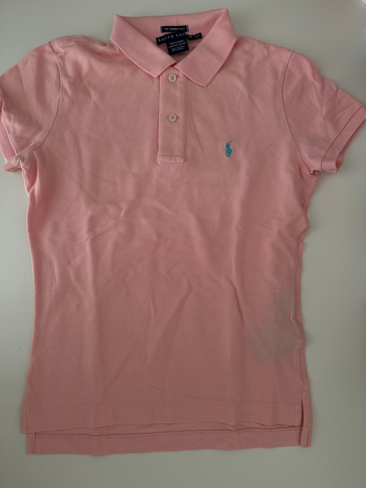 Ralph Lauren The Skinny Polo - Roze, Ophalen, Zo goed als nieuw, Korte mouw, Roze
