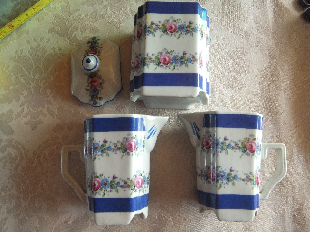 oud melk en suikerpotje, Ophalen of Verzenden