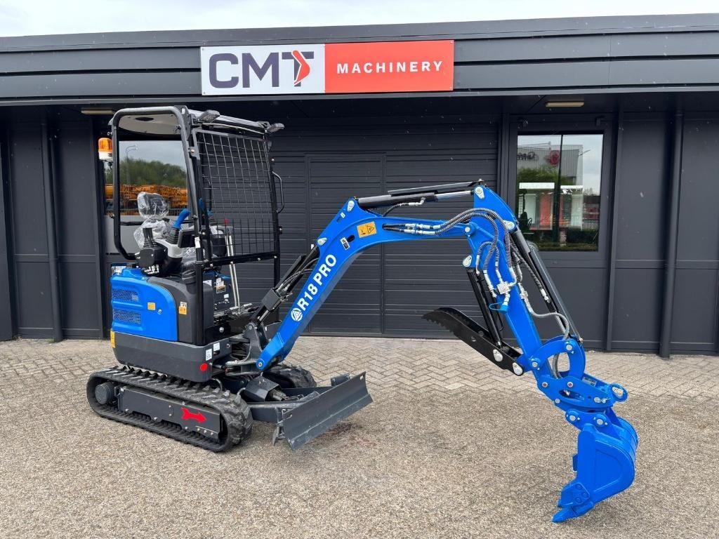 Rippa (kubota) R18 minigraver 1,8 ton, Zakelijke goederen, Machines en Bouw | Kranen en Graafmachines, Ophalen of Verzenden, Graafmachine