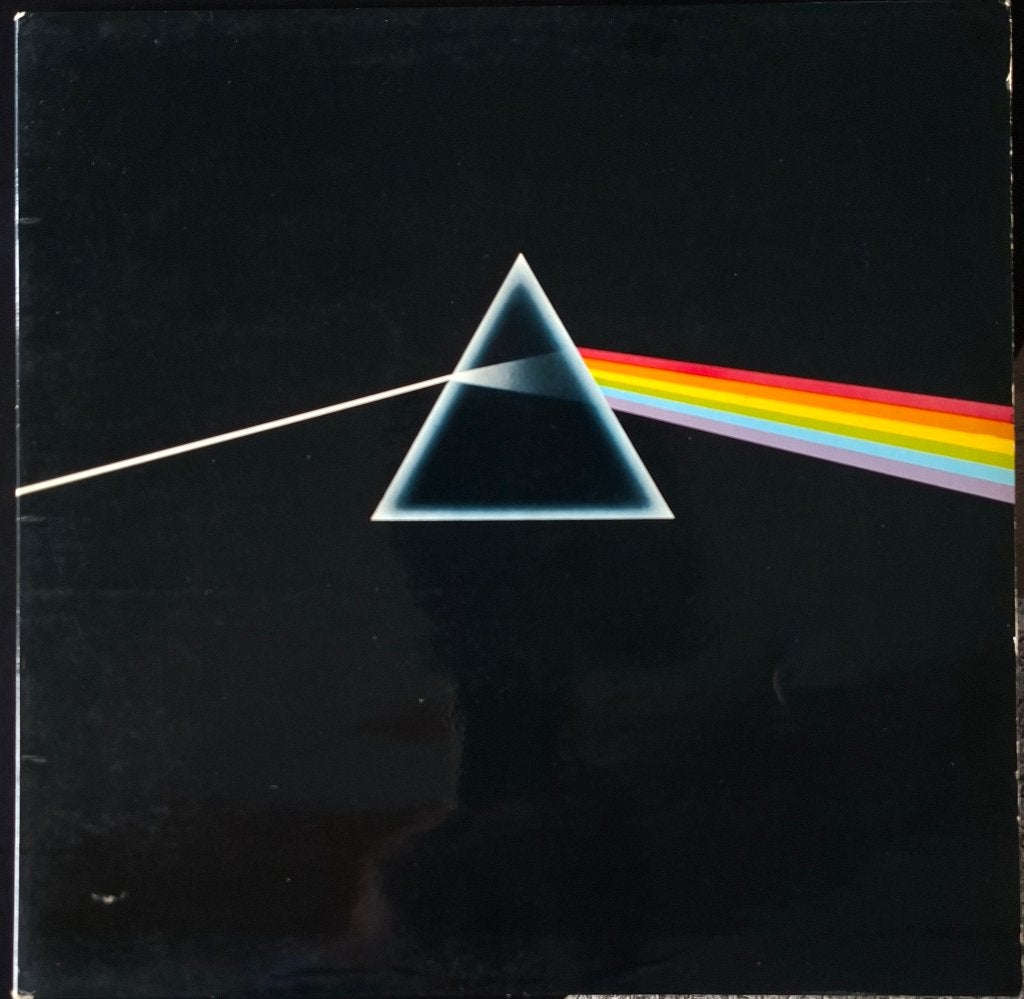 Pink Floyd: Dark side of the moon Lp vinyl, LP, Gebruikt, Pop, Dubbel-LP