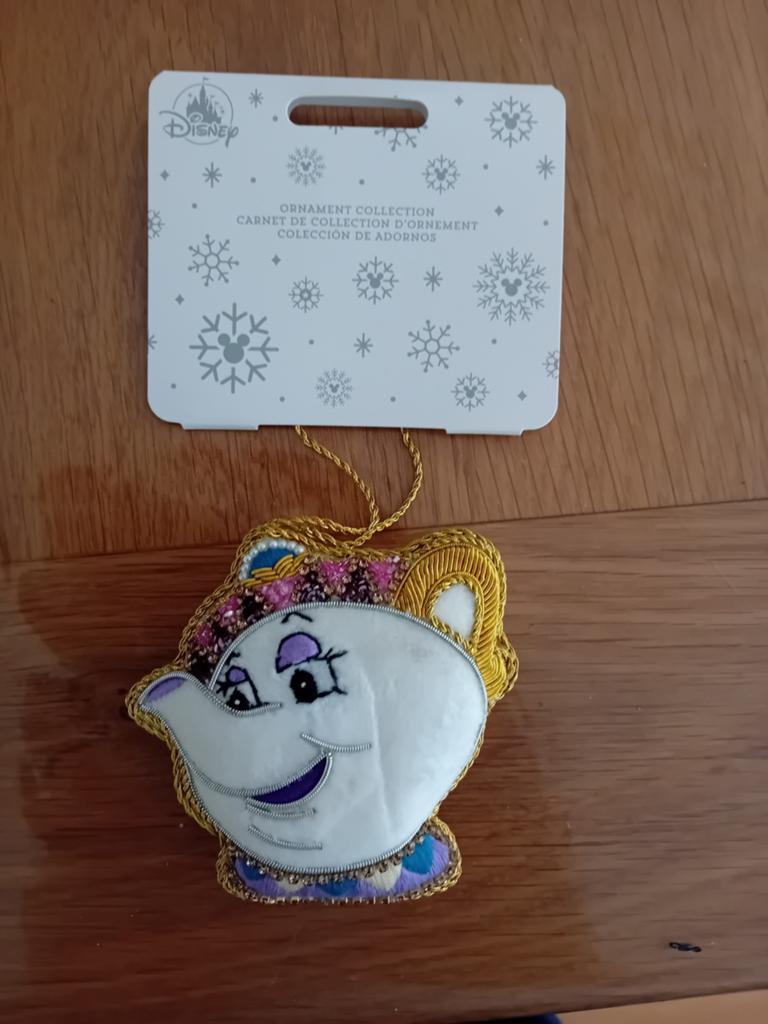 Disney The Beauty and the Beast Mrs. Potts Ornament, Verzamelen, Ophalen of Verzenden, Assepoester of Belle, Nieuw, Beeldje of Figuurtje