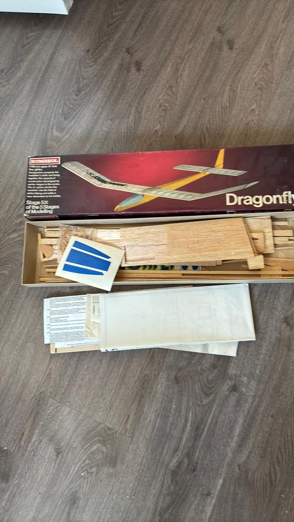 Te koop zweefvliegtuig Dragonfly, Hobby en Vrije tijd, Ophalen, Zo goed als nieuw, Groter dan 1:72, Overige merken