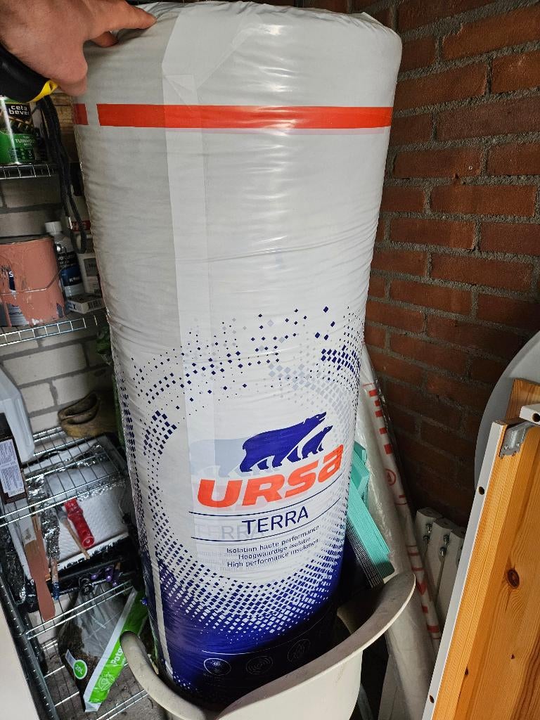 Rol isolatie Ursa Hometec 5500x1200x160 mm, Ophalen, Dakisolatie, 12 cm of meer, Nieuw