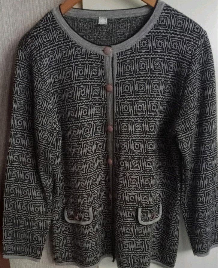 Zgan Zwart/Grijs Vest - Maat 44/46 - Uniotextil, Zwart, Maat 42/44 (L), Ophalen of Verzenden, Zo goed als nieuw