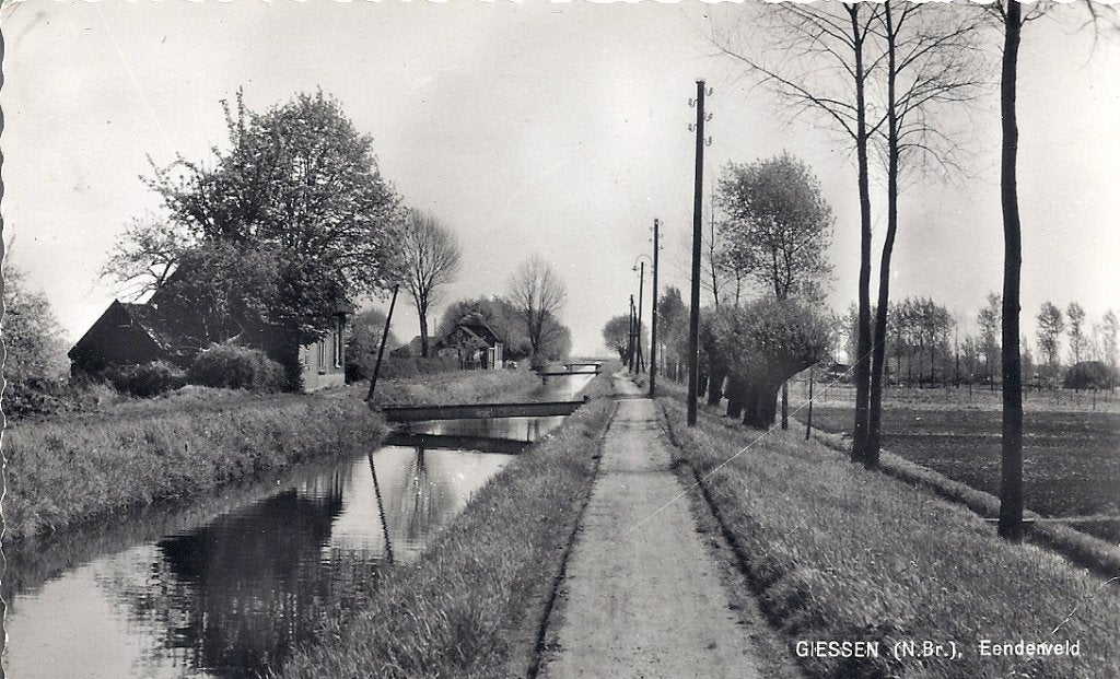 Giessen (Nbr) Eendenveld 1963, Verzenden, 1960 tot 1980, Gelopen, Noord-Brabant
